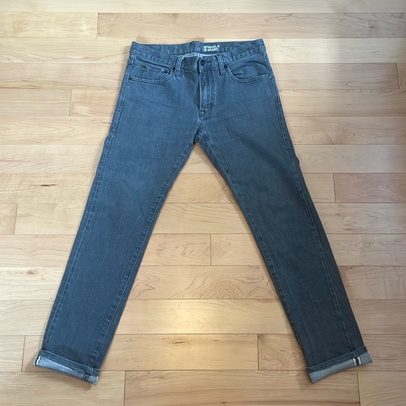 Uniqlo Skinny Fit Selvedge Gray Denim 31x29 - Picture 1 of 4